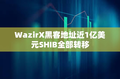 WazirX黑客地址近1億美元SHIB全部轉(zhuǎn)移