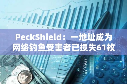 PeckShield：一地址成為網絡釣魚受害者已損失61枚WETH