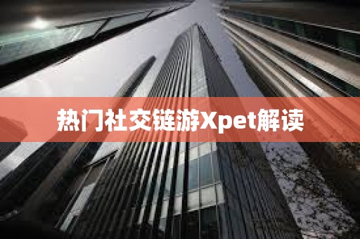 熱門社交鏈游Xpet解讀