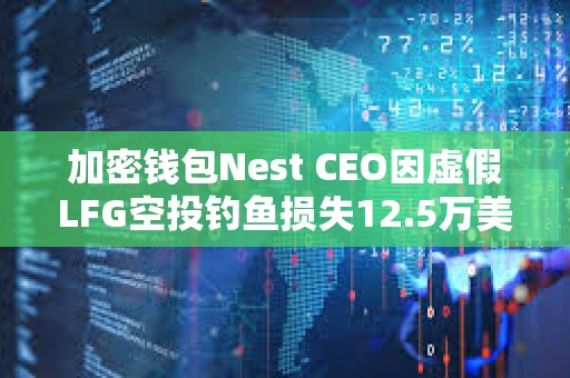 加密錢包Nest CEO因虛假LFG空投釣魚損失12.5萬美元