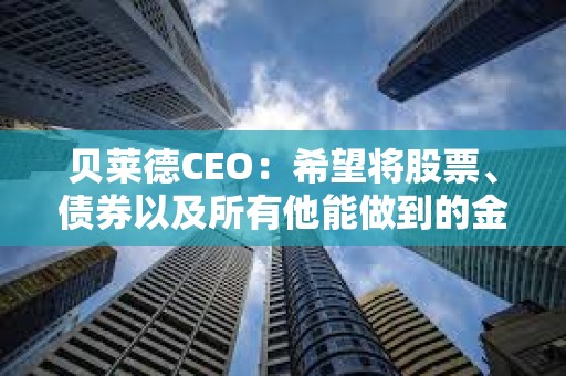 貝萊德CEO：希望將股票、債券以及所有他能做到的金融資產(chǎn)代幣化