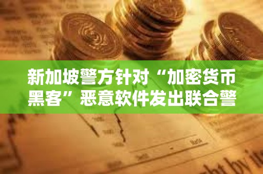 新加坡警方針對“加密貨幣黑客”惡意軟件發出聯合警告